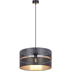 Kaja Malavi lampe suspendue 1x15 W noir-doré K-5501