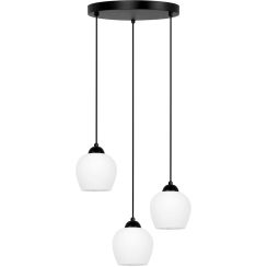Kaja Abro lampe suspendue 3x15 W blanc-noir K-5601