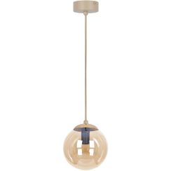 Kaja Felix lampe suspendue 1x10 W ambre-beige K-5780