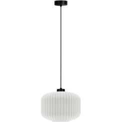Kaja Sparta lampe suspendue 1x15 W blanc-noir K-5641