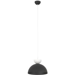 Emibig Lunaro lampe suspendue 1x12 W blanc-noir 1472/1S