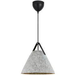 Nordlux Strap lampe suspendue 1x40 W gris/cendre 84343010
