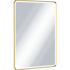 Excellent Corido miroir 60x80 cm rectangulaire avec éclairage oui doré DOEX.CO080.060.GL