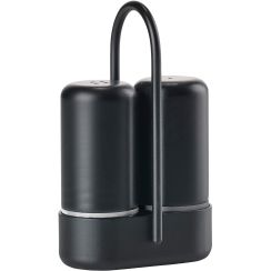 Zone Denmark Solo salière et poivrière 6.5x3.3x8.9 cm noir 10542