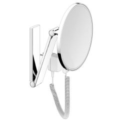 Keuco Cosmetic mirrors miroir cosmétique 21.2x31.4 cm arrondi avec éclairage acier 17612079001