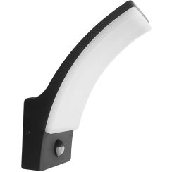Goldlux Amy applique murale extérieure 1x12 W noir-laiteux 331359