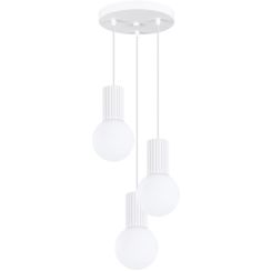 Sollux Lighting Halo lampe suspendue 3x8 W blanc SL.1710