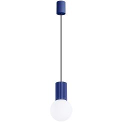 Sollux Lighting Halo lampe suspendue 1x8 W blanc-bleu foncé SL.1739