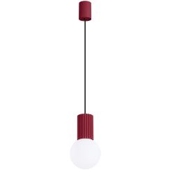 Sollux Lighting Halo lampe suspendue 1x8 W blanc-bordeaux SL.1749