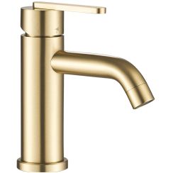 Rea Ontario mitigeur de lavabo sur pied doré REA-B5505