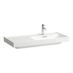 Laufen Meda lavabo 100x46 cm rectangulaire de meuble blanc brillant H8171170001091
