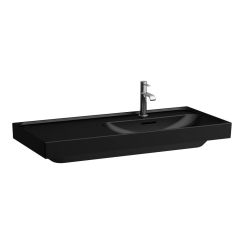 Laufen Meda lavabo 100x46 cm rectangulaire de meuble noir mat H8171177161091