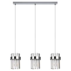 Light Prestige Vetro lampe suspendue 3x10 W chrome LP-2910/3L CH
