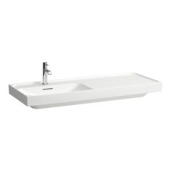 Laufen Meda lavabo 120x46 cm rectangulaire de meuble blanc brillant H8171100001041