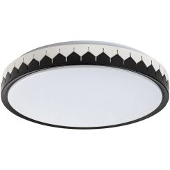 Rabalux Malin plafonnier intelligent 1x24 W blanc-noir-gris 71303