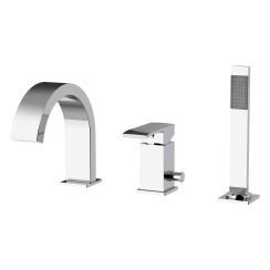 Kronenbach Quara 3.0 mitigeur bain-douche pour baignoire chrome KB100366C10