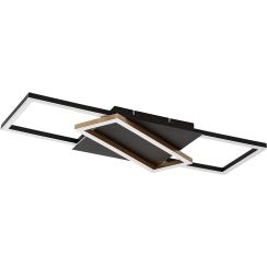 Rabalux Kitlee plafonnier 2x40 W blanc-noir-doré 71391
