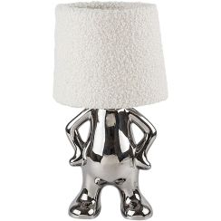 Rabalux Smurfy lampe de table 1x40 W argenté-crème 74216