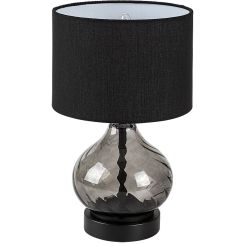 Rabalux Pirelo lampe de table 1x25 W noir-fumé 74034