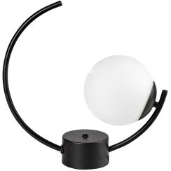 Rabalux Mesiro lampe de table 1x25 W blanc-noir 74035