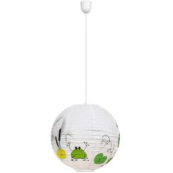 Rabalux Froggo lampe suspendue 1x40 W blanc-multicolore 72070