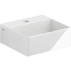 Clou New Flush lavabo 28x27 cm rectangulaire classique-à poser blanc CL/03.03410.01