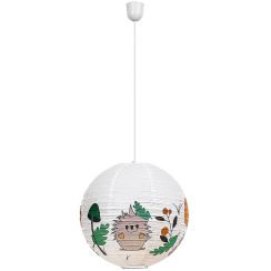 Rabalux Hedgy lampe suspendue 1x40 W blanc-multicolore 72192
