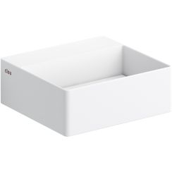 Clou New Flush lavabo 28x27 cm rectangulaire classique-à poser blanc CL/03.13410.02