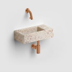 Clou Flush lavabo 36x18 cm rectangulaire classique-à poser marron/beige CL/03.81031