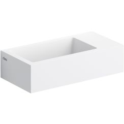 Clou Flush lavabo 36x18 cm rectangulaire classique-à poser blanc CL/03.13031