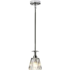 Elstead Lighting Agatha lampe suspendue 1x3 W chrome BATH-AGATHA1P-PC