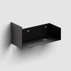 Clou Flush console 44x18x20.5 cm sous-lavabo suspendu noir CL/07.36.030.21