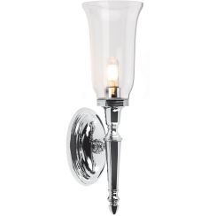 Elstead Lighting Dryden applique murale 1x3 W chrome BATH-DRYDEN2-PC