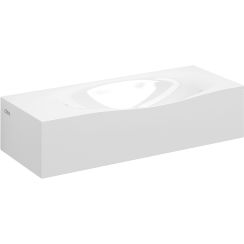Clou Hammock lavabo 45x18 cm rectangulaire classique-à poser blanc CL/03.08370
