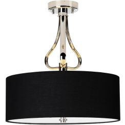 Elstead Lighting Falmouth lampe suspendue 3x3 W noir-chrome BATH-FALMOUTH-SF-PC