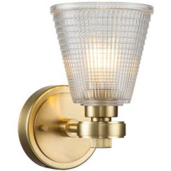 Elstead Lighting Gunnislake applique murale 1x3 W laiton BATH-GUNNIS1-BB