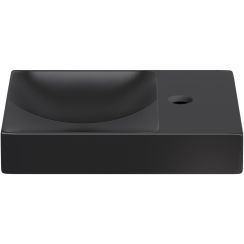 Clou Vale lavabo 38x19 cm rectangulaire classique-à poser noir CL/03.30161.01.R