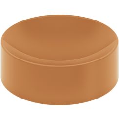 Clou Vale lavabo 22x22 cm ronde à poser marron/beige CL/03.36164