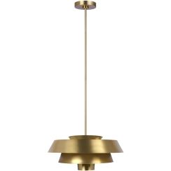 Elstead Lighting Brisbin lampe suspendue 1x60 W laiton FE-BRISBIN-BB