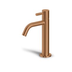 Clou Xo mitigeur de lavabo sur pied laiton/brun antique CL/06.14013.83
