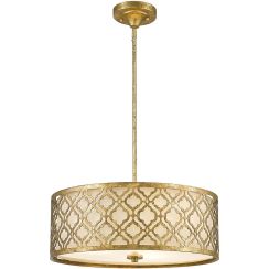Elstead Lighting Arabella lampe suspendue 3x60 W doré GN-ARABELLA-P-L
