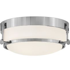 Elstead Lighting Harper plafonnier 3x60 W blanc-chrome HK-HARPER-F-CM