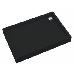Schedpol Medium Black Mat receveur de douche rectangulaire 100x80 cm noir 3.4736/C/MG