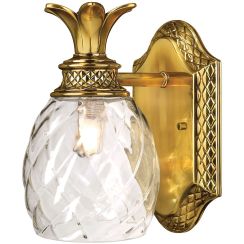 Elstead Lighting Plantation applique murale 1x3 W laiton HK-PLANTATION1-BATH-BB