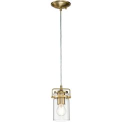 Elstead Lighting Brinley lampe suspendue 1x60 W laiton KL-BRINLEY-MP-BB