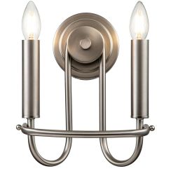 Elstead Lighting Capitol Hill applique murale 2x40 W nickel KL-CAPITOL-HILL2-BN