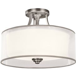 Elstead Lighting Lacey plafonnier 3x40 W blanc KL-LACEY-SF-AP