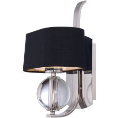 Elstead Lighting Gotham applique murale 1x3 W argenté QZ-GOTHAM1