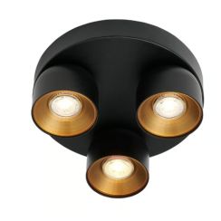 Nordlux Pitcher plafonnier 3x10 W noir 2310420103