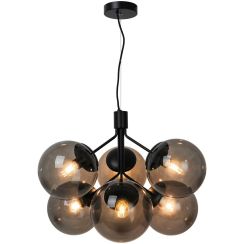 Nordlux Ivona lampe suspendue 6x28 W noir 2112163003